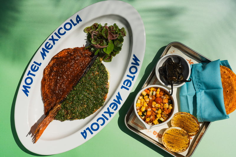Mexican Dishes at Motel Mexicola