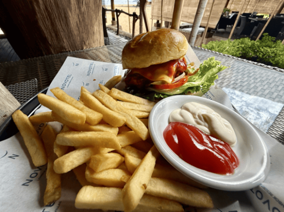 Lava Chicken Burger