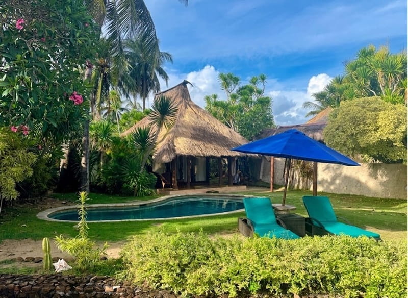 Private villa with a pool