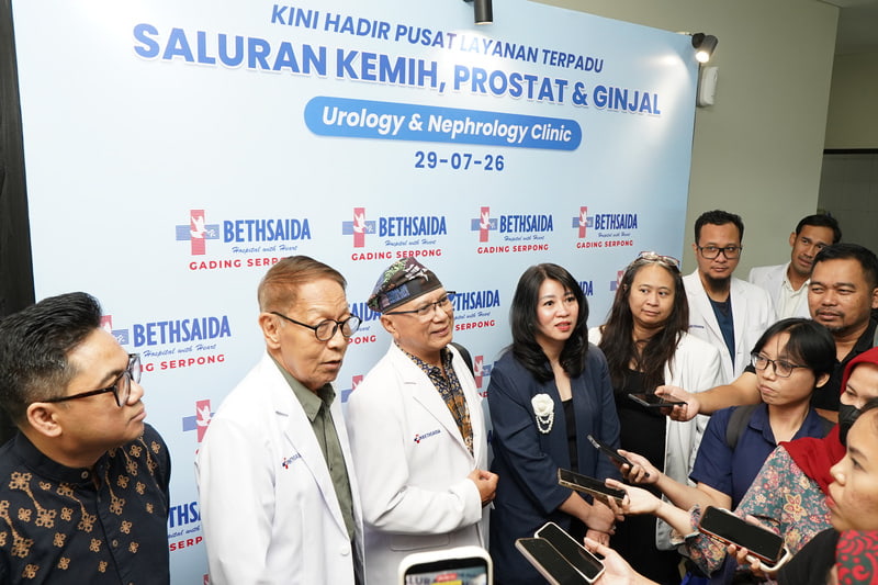 Bethsaida Hospital Gading Serpong Launches Urology & Nephrology Clinic for the Treatment of Urinary Tract Stones, Kidney Disease, and Prostate Conditions