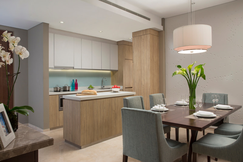 2-Bedroom Executive Kitchen at Ascott Kuningan Jakarta