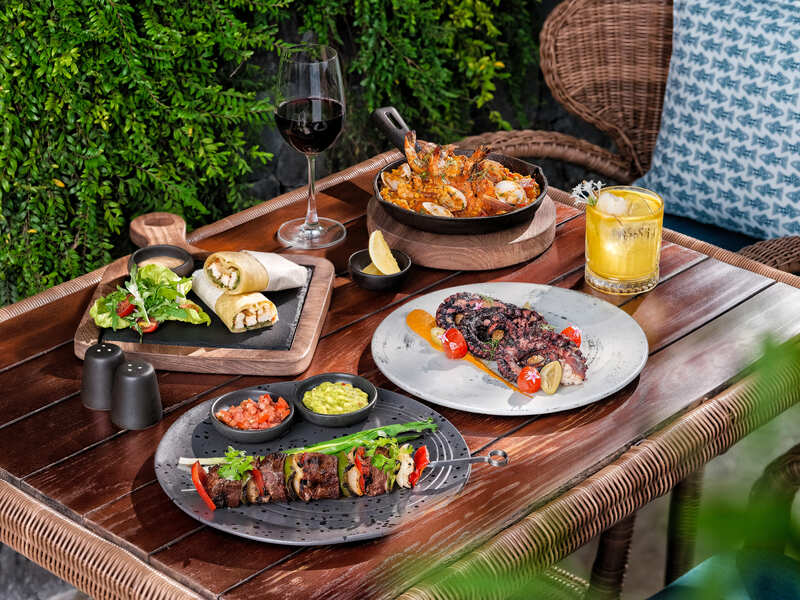 Mediterranean-inspired Menu at The Pool Cafe & Bar