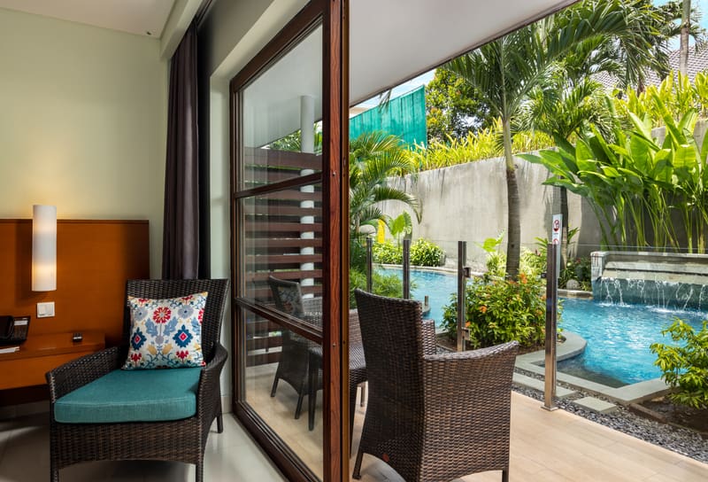 The Family Lagoon Pool Access Room 