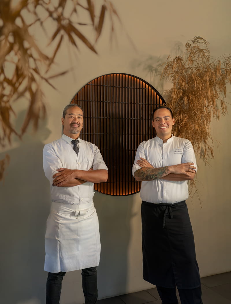 Chef Juan Carlos of TENKAI and Chef Daijiro of Takumi