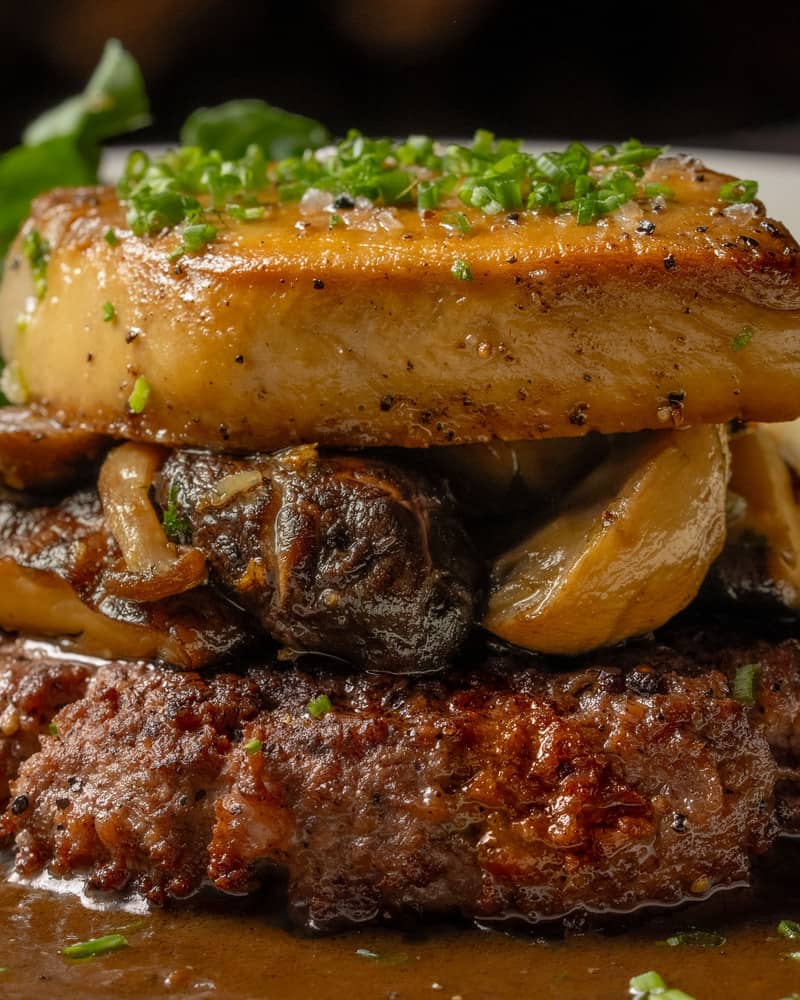 Wagyu Hamburg Steak with foie gras