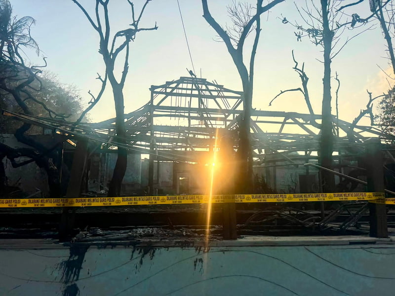 Chez Gado-Gado Restaurant in Seminyak Gutted by Fire