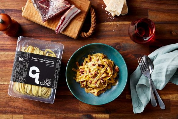 Truffle fettuccine Carbonara