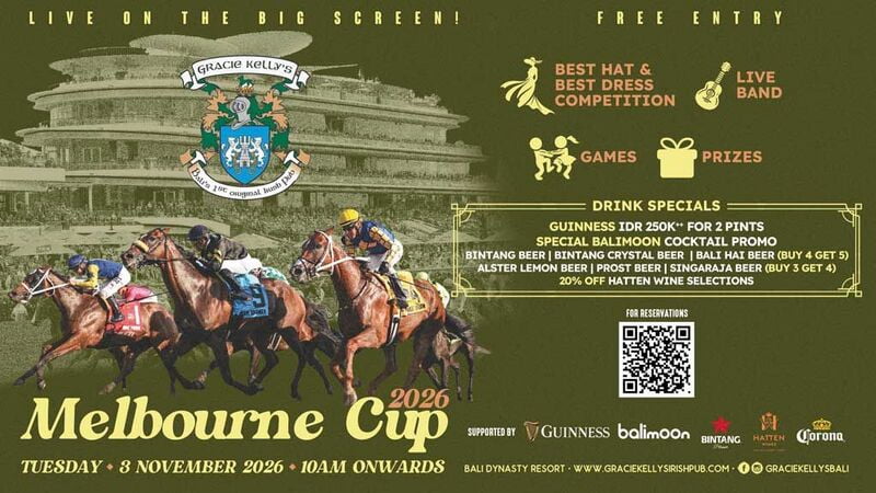 Melbourne Cup 2026 at Gracie Kelly’s Irish Pub