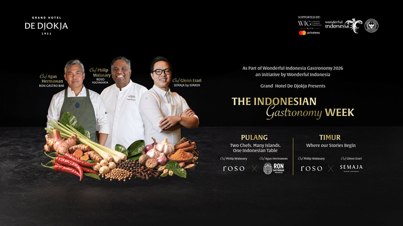 ROSO Restaurant Presents a Culinary Journey at Wonderful Indonesia Gastronomy 2026