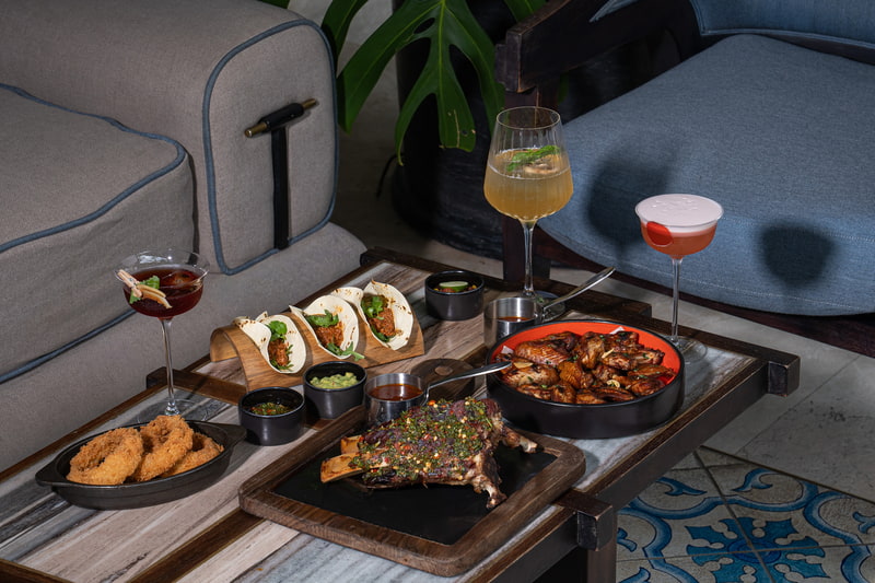 Smoked Wagyu Beef Ribs, Wagyu Beef Tacos, and Wood-Fired Chicken Wings
