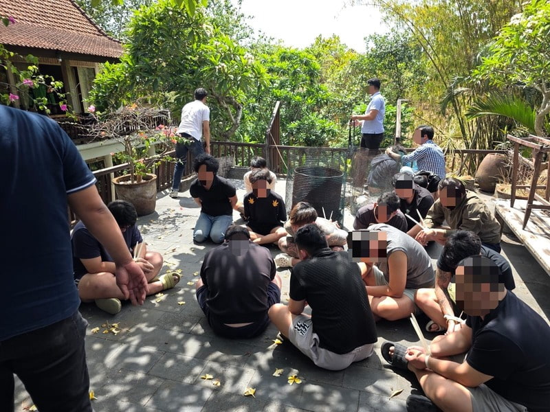 Immigration Authorities Detain 17 Foreigners Over Alleged Illegal Online Lending Business in Bali